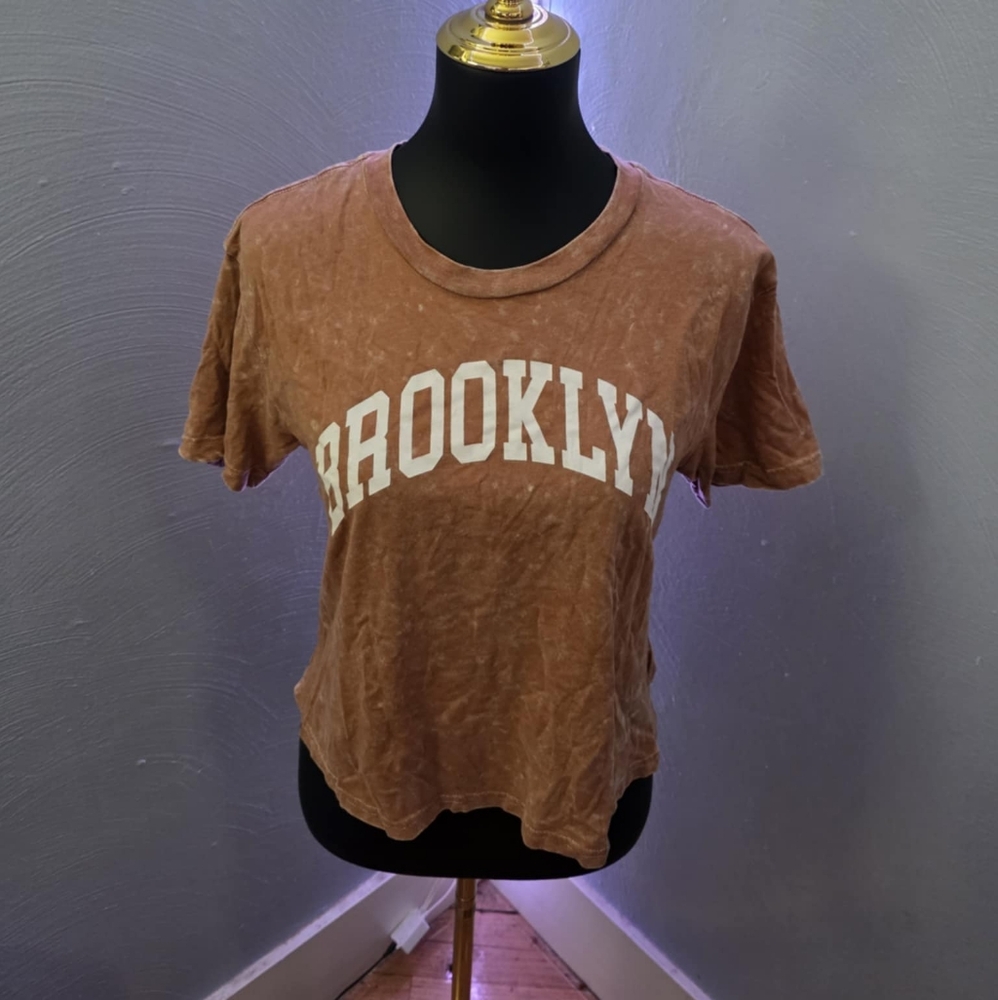 Rebellious One Brooklyn Tee in Brown